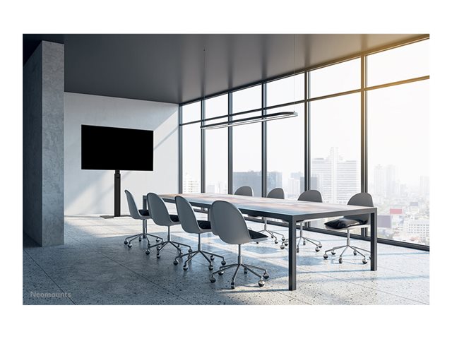 Neomounts FL45S-825BL1 - Stand - fixed - for flat panel - lockable - steel - black - screen size: 37\"-75\" - floor-standing
