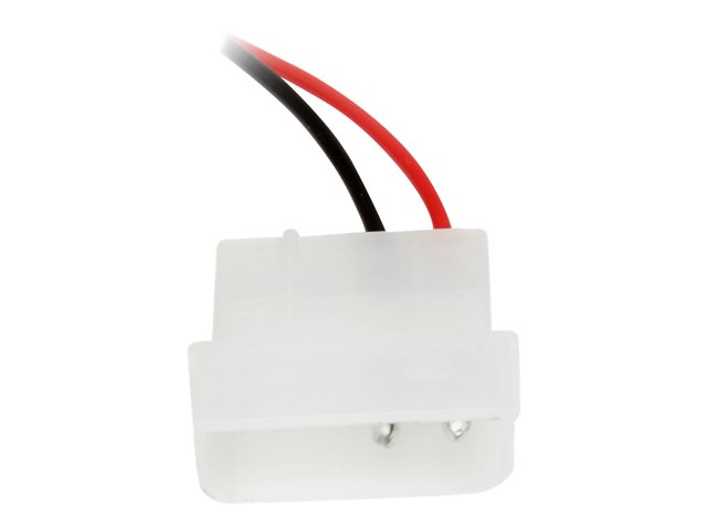 StarTech.com 12in Slimline SATA to SATA with LP4 Power Cable Adapter (SLSATAF12) - SATA cable - Serial ATA 150/300/600 - Slimline SATA (F) to SATA, 4 pin internal power (12V) - 30 cm - red
