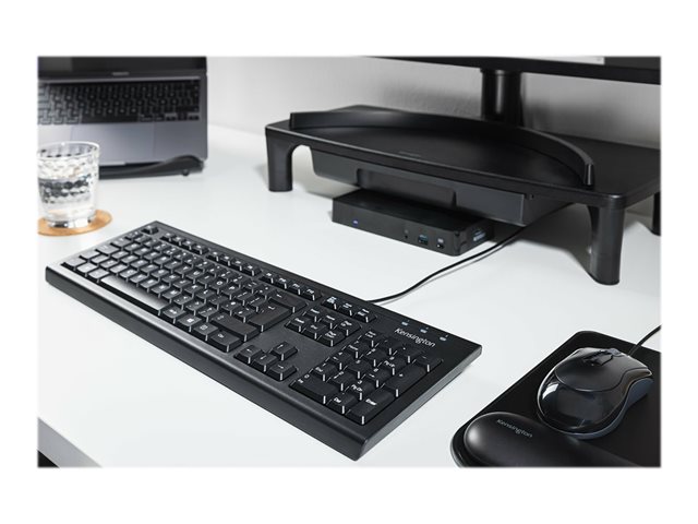 Kensington ValuKeyboard - Keyboard - USB - Nordic - black