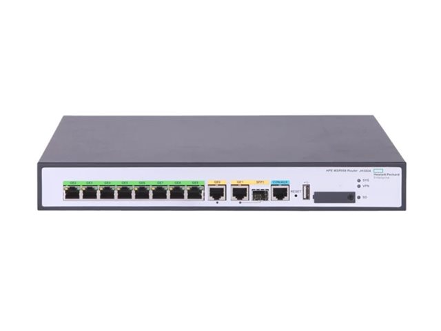 HPE FlexNetwork MSR958X - Router 8-port switch - 1GbE - WAN ports: 6 - Wi-Fi - rack-mountable