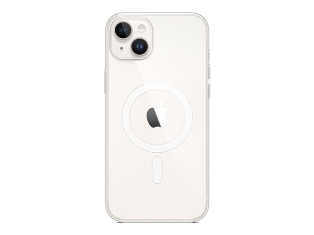 Apple - Back cover for mobile phone - MagSafe compatibility - polycarbonate - clear - for iPhone 14 Plus