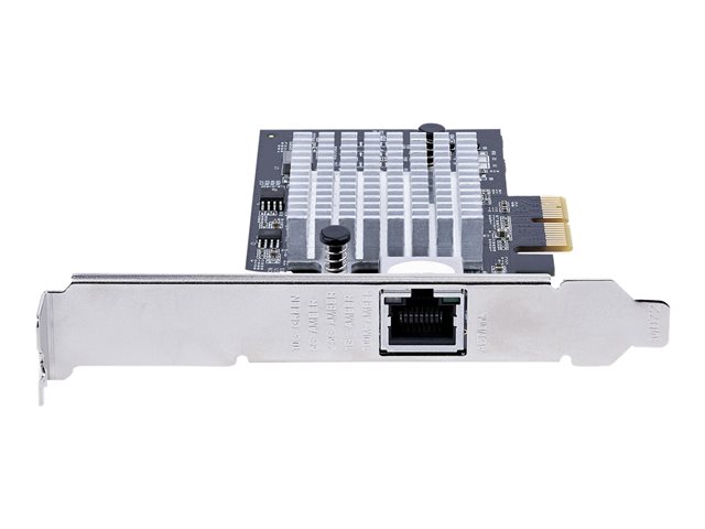 StarTech.com 1-Port 10Gbps PCIe Network Adapter Card, Network Card for PC/Server, Low Profile PCIe Ethernet Card w/Jumbo Frame Support, NIC/LAN Interface Card - Marvell AQC113CS Chipset, PXE Boot (ST10GSPEXNB2) - Network adapter - PCIe 3.0 x2 - 10 Gi