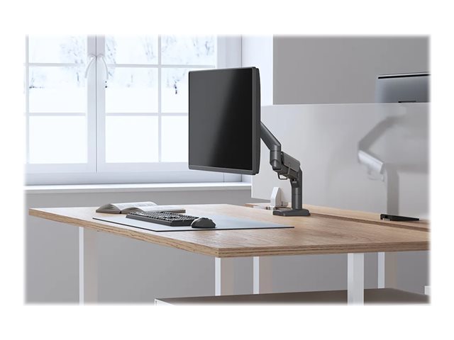 Neomounts DS70-810BL1 - Mounting kit (desk mount) - full-motion adjustable arm - for LCD display - black - screen size: 17\"-32\" - clamp mountable, grommet