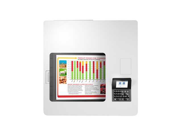HP LaserJet Enterprise M554dn - Printer - colour - Duplex - laser - A4/Legal - 1200 x 1200 dpi - up to 33 ppm (mono) / up to 33 ppm (colour) - capacity: 650 sheets - USB 2.0, Gigabit LAN, USB 2.0 host