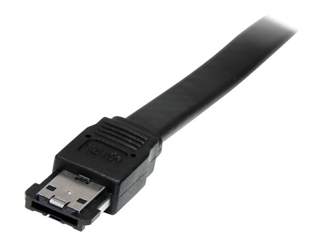StarTech.com 6 ft Shielded External eSATA Cable M/M - 6ft External SATA Cable - 6ft eSATA Cable (ESATA6) - eSATA cable - Serial ATA 150 - eSATA (M) to eSATA (M) - 1.8 m - black - for P/N: S351BMU33ET, S351BMU33ETG, SATDOCK5U3ER, SDOCKU313E, SDOCKU33EBV, SDOCKU33EF