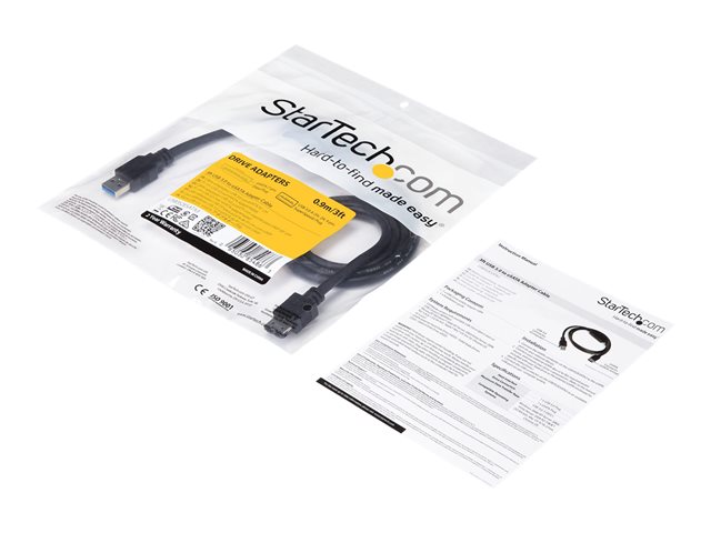StarTech.com 3 ft USB 3.0 to eSATA Adapter - 6 Gbps USB to HDD/SSD/ODD Converter - Hard Drive to USB Cable (USB3S2ESATA3) - Storage controller - eSATA 6Gb/s - USB 3.0