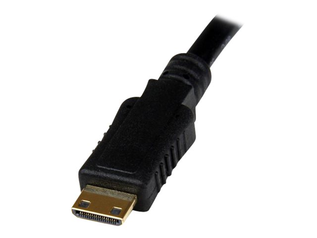 StarTech.com Mini HDMI® to VGA Adapter Converter for Digital Still Camera / Video Camera - 1920x1080 - Mini HDMI Male to VGA HD15 Female (MNHD2VGAE2) - Video converter - HDMI - VGA - black
