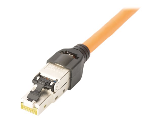 CAT.6A FIELD TERMINATION PLUG STP DUST CAP BEND RELIEF