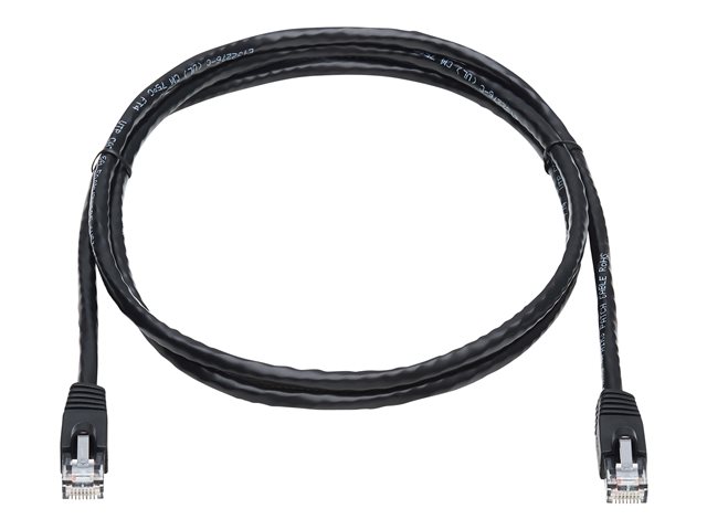 Eaton Tripp Lite Series Cat6a 10G Snagless UTP Ethernet Cable (RJ45 M/M), Black, 5 ft. (1.52 m) - Patch cable (DTE) - RJ-45 (M) to RJ-45 (M) - 1.52 m - UTP - CAT 6a - IEEE 802.3af - snagless, stranded - black
