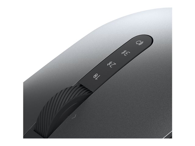 Dell MS5320W - Mouse - optical - 7 buttons - wireless - 2.4 GHz, Bluetooth 5.0 - titan grey - with 3 years Advanced Exchange Service