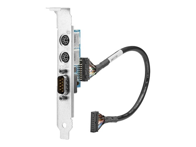 HP - Serial / PS/2 adapter - PCIe - serial x 1 + PS/2 keyboard x 1 + PS/2 mouse x 1 - for HP Z1 G8, EliteDesk 800 G3, 80X G6, 80X G8, ProDesk 405 G6, Workstation Z1 G5, Z1 G6