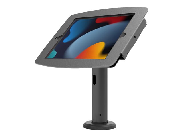 Compulocks iPad Mini 8.3\" Space Enclosure Tilting Stand 8\" - Stand - for tablet - enclosure tilting kiosk - lockable - high-grade aluminium - black - screen size: 8.3\" - floor-standing - for Apple iPad mini (6th generation)