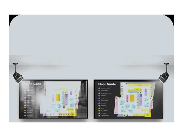 Samsung QM43C - 43\" Diagonal Class QMC Series LED-backlit LCD display - Crystal UHD - digital signage - Tizen OS - 4K UHD (2160p) 3840 x 2160