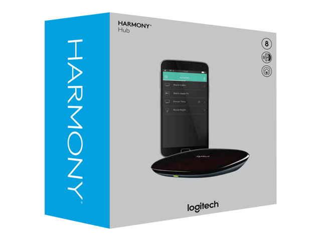 Logitech HARMONY HUB - Central controller - wireless - Bluetooth, 802.11b/g/n