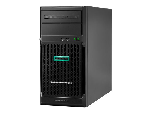 HPE ProLiant ML30 Gen10 Plus Performance - Server - tower 4U - 1-way - 1 x Xeon E-2314 / up to 4.5 GHz - RAM 16 GB - SATA/SAS - hot-swap 2.5\" bay(s) - no HDD - Gigabit Ethernet - monitor: none - remarketed
