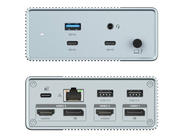 Hyper HyperDrive GEN2 - Docking station - USB-C - 2 x HDMI, 2 x DP - 1GbE