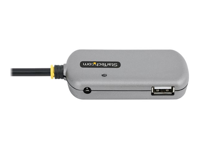 StarTech.com USB Extender Hub, 24m USB 2.0 Extension Cable with 4-Port USB Hub, Active/Bus Powered USB Repeater Cable, Optional 10W Power Supply Included - USB-A Hub w/ ESD Protection (U02442-USB-EXTENDER) - Hub - 4 x USB 2.0