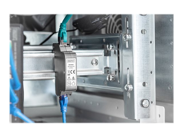 Indoor DIN PoE surge protector