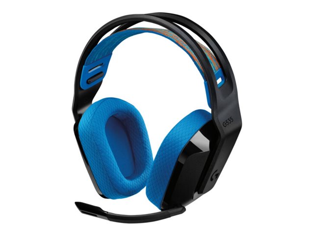 Logitech G G535 - Headset - full size - LIGHTSPEED - wireless - black - Discord Certified