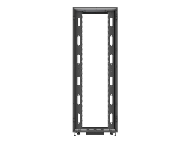 Rack 48U 2265mm (96.16 )H x 800mm (31.50 )W x 1215mm (47.83 )D with Perf. Front Door Perf. Split Rear Doors Black gray shock packaging