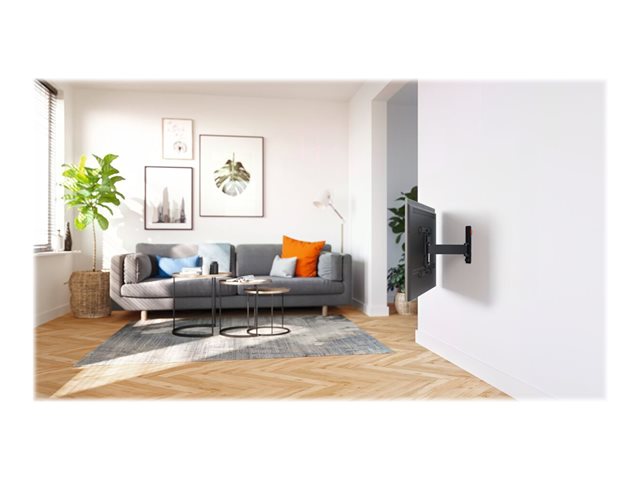 Vogel's Comfort TVM 3425 - Mounting kit (bracket, interface bar, interface display strips) - full-motion - for flat panel - aluminium - black - screen size: 32\"-65\" - wall-mountable