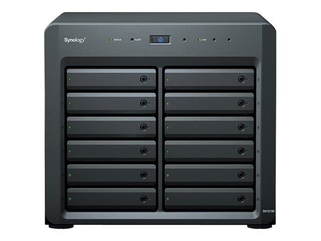 Synology DX1215II - Hard drive array - 12 bays (SATA-600) - InfiniBand (external)
