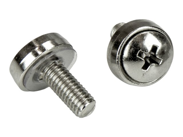 StarTech.com M5 Mounting Screws and Cage Nuts for Server Rack Cabinet - Pack of 100 Server Rack Screws (CABSCREWM52) - Rack screws and nuts (pack of 100) - for P/N: RACK-18U-20-WALL-OA, RACK-21U-20-WALL-OA, RACK-24U-20-WALL-OA, SHELF-2U-20-CENTER-V