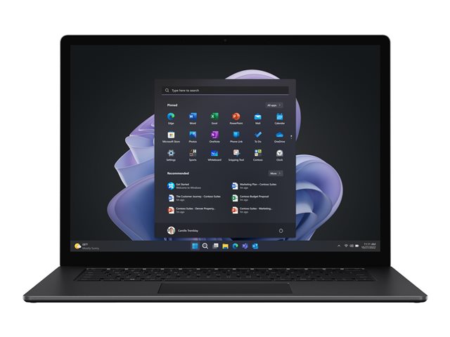 Microsoft Surface Laptop 5 for Business - Intel Core i7 - 1265U / up to 4.8 GHz - Evo - Win 10 Pro - Intel Iris Xe Graphics - 32 GB RAM - 512 GB SSD - 13.5\" touchscreen 2256 x 1504 - Wi-Fi 6 - matte black