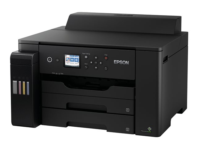 Epson EcoTank ET-16150 - Printer - colour - Duplex - ink-jet - A3 - 4800 x 1200 dpi - up to 25 ppm (mono) / up to 25 ppm (colour) - capacity: 550 sheets - USB, LAN, Wi-Fi - black