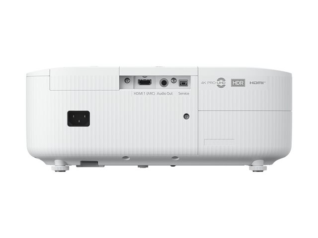 Epson EH-TW6150 - 3LCD projector - 2800 lumens (white) - 2800 lumens (colour) - 16:9 - 4K - black / white