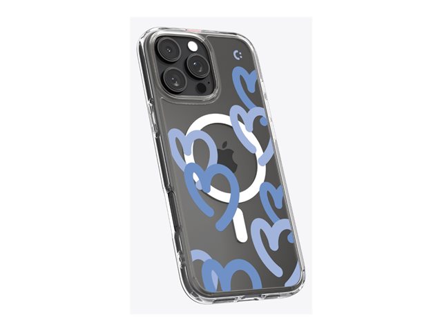 Spigen iPhone 16 Pro Ultra Hybrid MagFit Hearts Denim