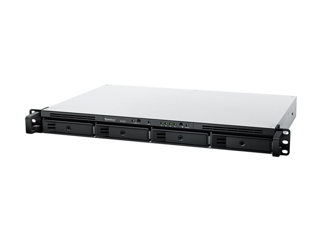 Synology RackStation RS422+ - NAS server - 4 bays - rack-mountable - SATA 6Gb/s - RAID RAID 0, 1, 5, 6, 10, JBOD - RAM 2 GB - Gigabit Ethernet - iSCSI support - 1U