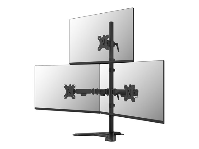 Neomounts NERO Triple monitor stand 10-32i