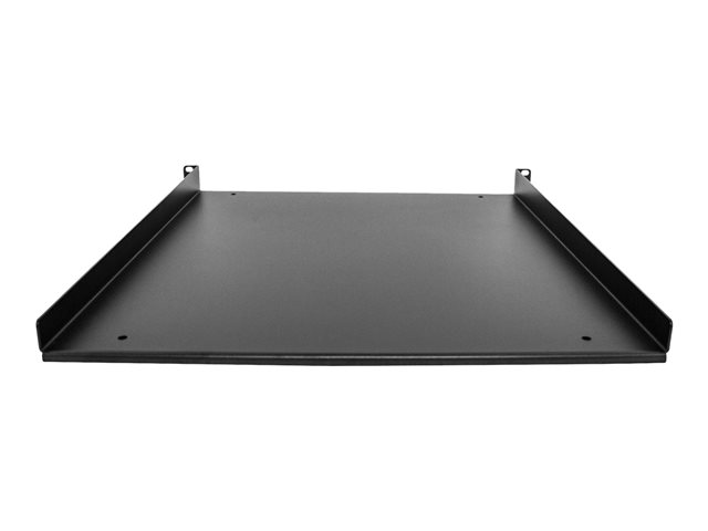 StarTech.com 1U Fixed Server Rack Mount Shelf, 20in Deep Steel Universal Cantilever Tray for 19\" AV/Data/Network Equipment Rack with Cage Nuts & Screws, 55lbs Weight Capacity, 20\" Deep - 1U Network Rack Shelf - Rack shelf - 1U - 19\"