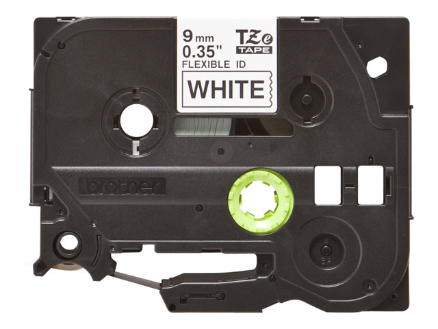 Brother TZe-FX221 - Adhesive - black on white - Roll (0.9 cm x 8 m) 1 cassette(s) flexible ID tape - for Brother DCP-T310, T520, P-Touch PT-1880, D200, E310, E550, E800, H105