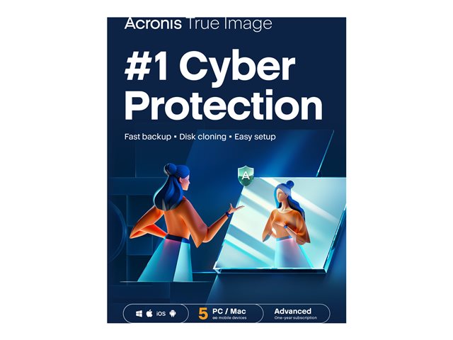 Acronis True Image Advanced Subscription 5 Computers + 500 GB Acronis Cloud Storage - 1 year subscription ESD