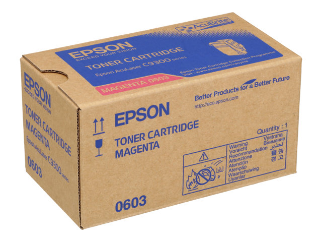 Epson - Magenta - original - toner cartridge - for Epson AL-C9500DN, AcuLaser C9300D2TN, C9300D3TNC, C9300DN, C9300DTN, C9300N, C9300TN