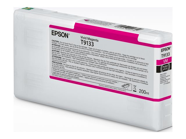 T9133 Vivid Magenta Ink Cartridge 200ml
