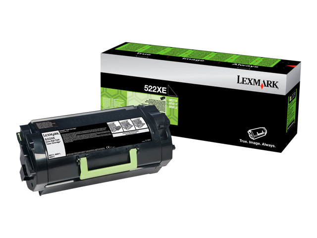 Lexmark 522XE - Extra High Yield - black - original - toner cartridge Lexmark Corporate - for Lexmark MS811dn, MS811dtn, MS811n, MS812de, MS812dn, MS812dtn