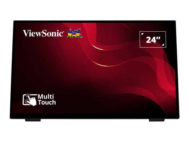 ViewSonic LED touch monitor TD2456 24IN Full HD 250 nits resp 7ms incl 2x2W speakers capacitive touch