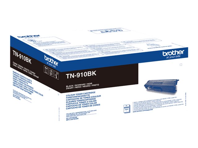 Brother TN910BK - Ultra Jumbo - black - original - toner cartridge - for Brother HL-L9300, HL-L9310, MFC-L9570