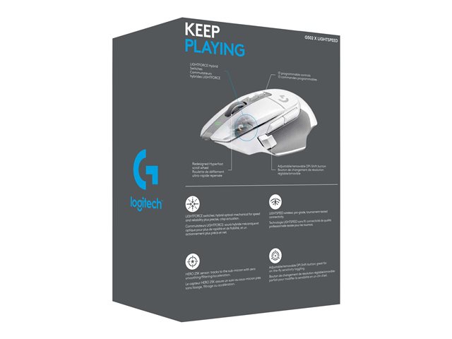 G502 X LIGHTSPEED - WHITE/CORE - EWR2