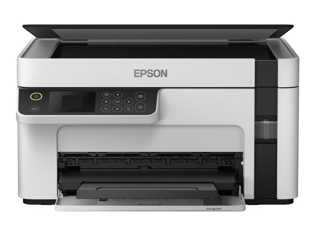 Epson EcoTank ET-M2120 - Multifunction printer - B/W - ink-jet - A4/Legal (media) - up to 15 ppm (printing) - 150 sheets - USB, Wi-Fi - white