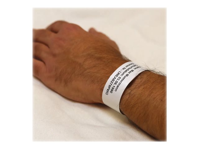 Patient Wristbands Adult White 11in 200