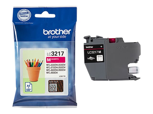 Brother LC3217M - Magenta - original - ink cartridge - for INKvestment Business Smart Plus MFC-J5930, INKvestment Business Smart Pro MFC-J6935