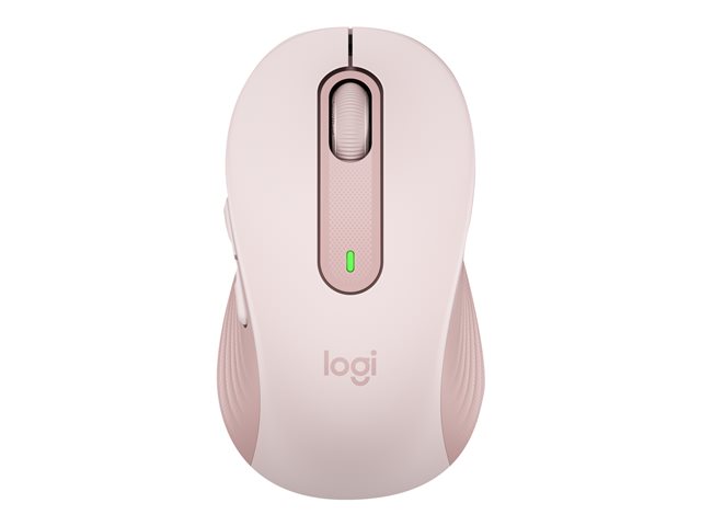 Logitech Signature M650 - Mouse - optical - 5 buttons - wireless - 2.4 GHz, Bluetooth - Logitech Logi Bolt USB receiver - rose