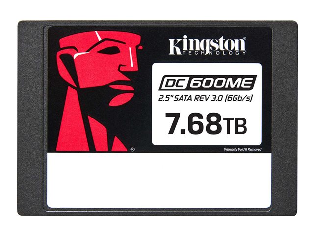 Kingston DC600ME - SSD - Mixed Use - encrypted - 7.68 TB - internal - 2.5\" - SATA 6Gb/s - 256-bit AES - TCG Opal Encryption 2.0