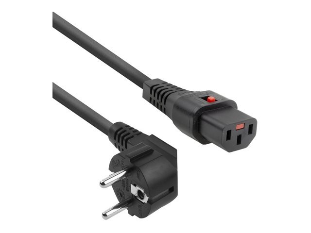 Netsnoer CEE 7/7 male C13 IEC Lock 5 m