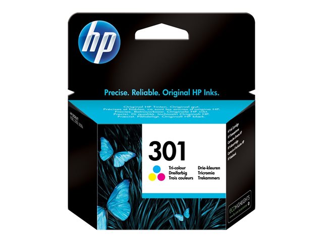 HP 301 TRI-COLOR ORIGINAL INK CARTRIDGE