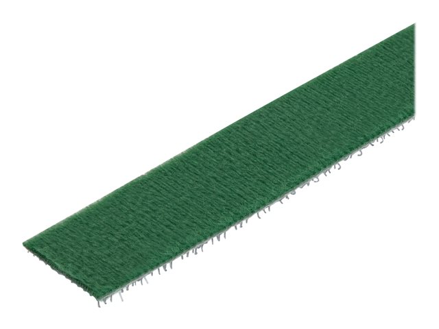 StarTech.com 25ft Hook and Loop Roll, Cut-to-Size Reusable Cable Ties, Bulk Industrial Wire Fastener Tape / Adjustable Fabric Wraps Green / Resuable Self Gripping Cable Management Straps - Adjustable Loop Ties (HKLP25GN) - Hook & loop fastener - 7.62 m - green - for P/N: CABSHF2POST2, HKLP25, HKLP25BL, HKLP25RD, HKLP25YW